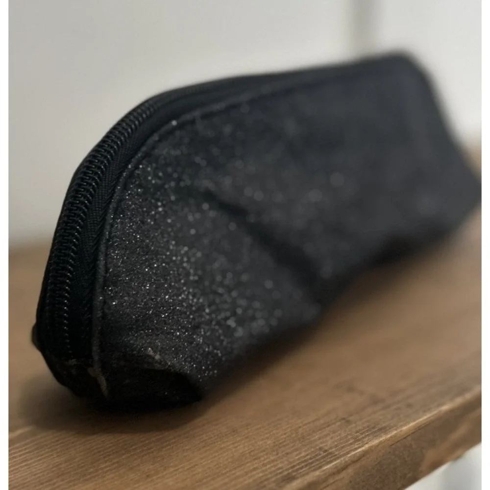 Morphe Brush Bag‎ Black Sparkly Cosmetic Zip Pouch